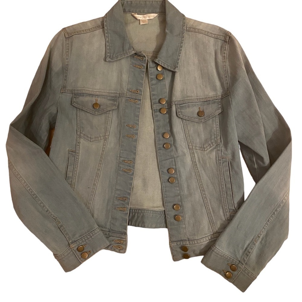 Boston Proper Light Blue Denim Jean Jacket - Size Small